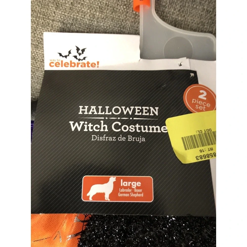 Pet Dog Cat Halloween Costume Size L 16-26